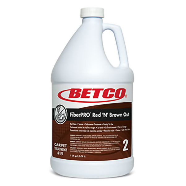 BETCO FIBERPRO RED 'N' BROWN OUT STAIN REMOVER - 4L, (4/case) - F4414